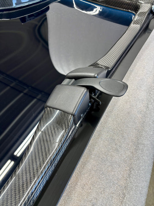 NEW Carbon Fiber Blue Smoked 1997-2004 C5 Corvette Transparent Replacement Roof