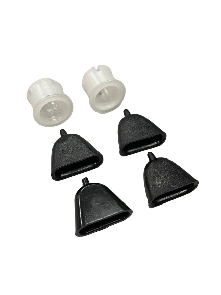 6 pc. 78-82 C3 Corvette T-Top Bushing Restoration Kit Glass/ Painted