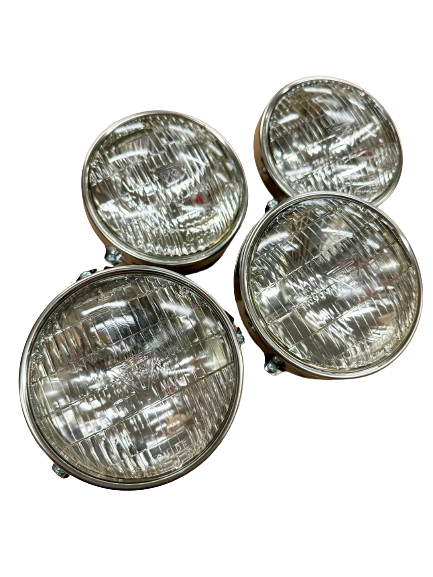 63-67 Corvette T3 Headlight Bulb Cup Ring Capsule Set T-3