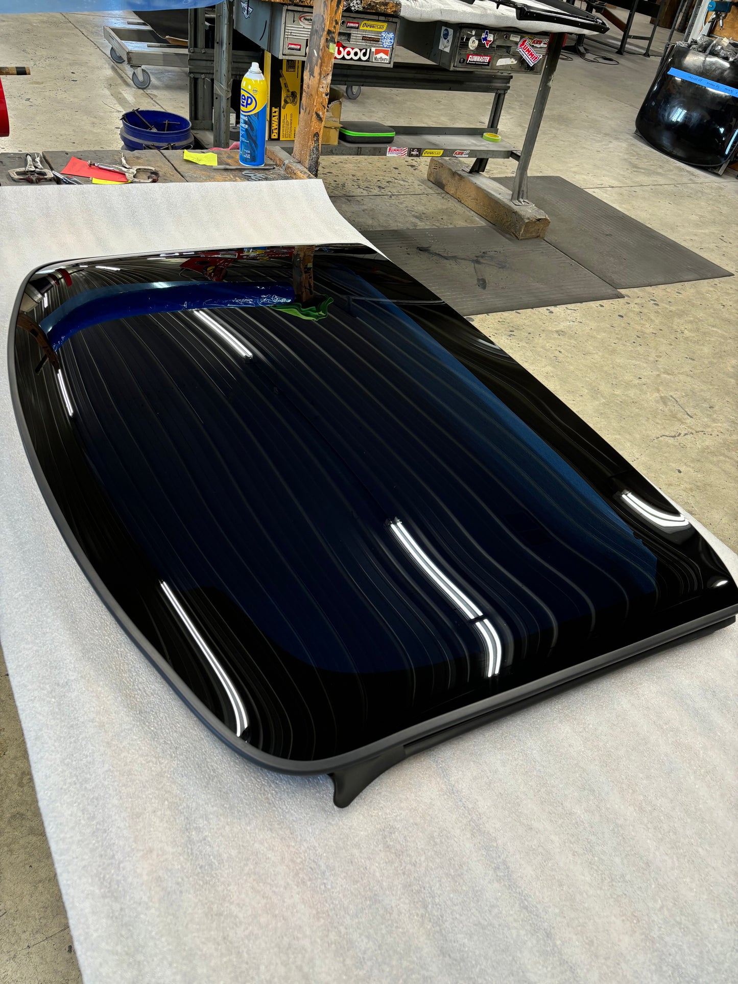 #B1 2nd design blue smoked roof panel currently listed on Ebay and t40 wrench
