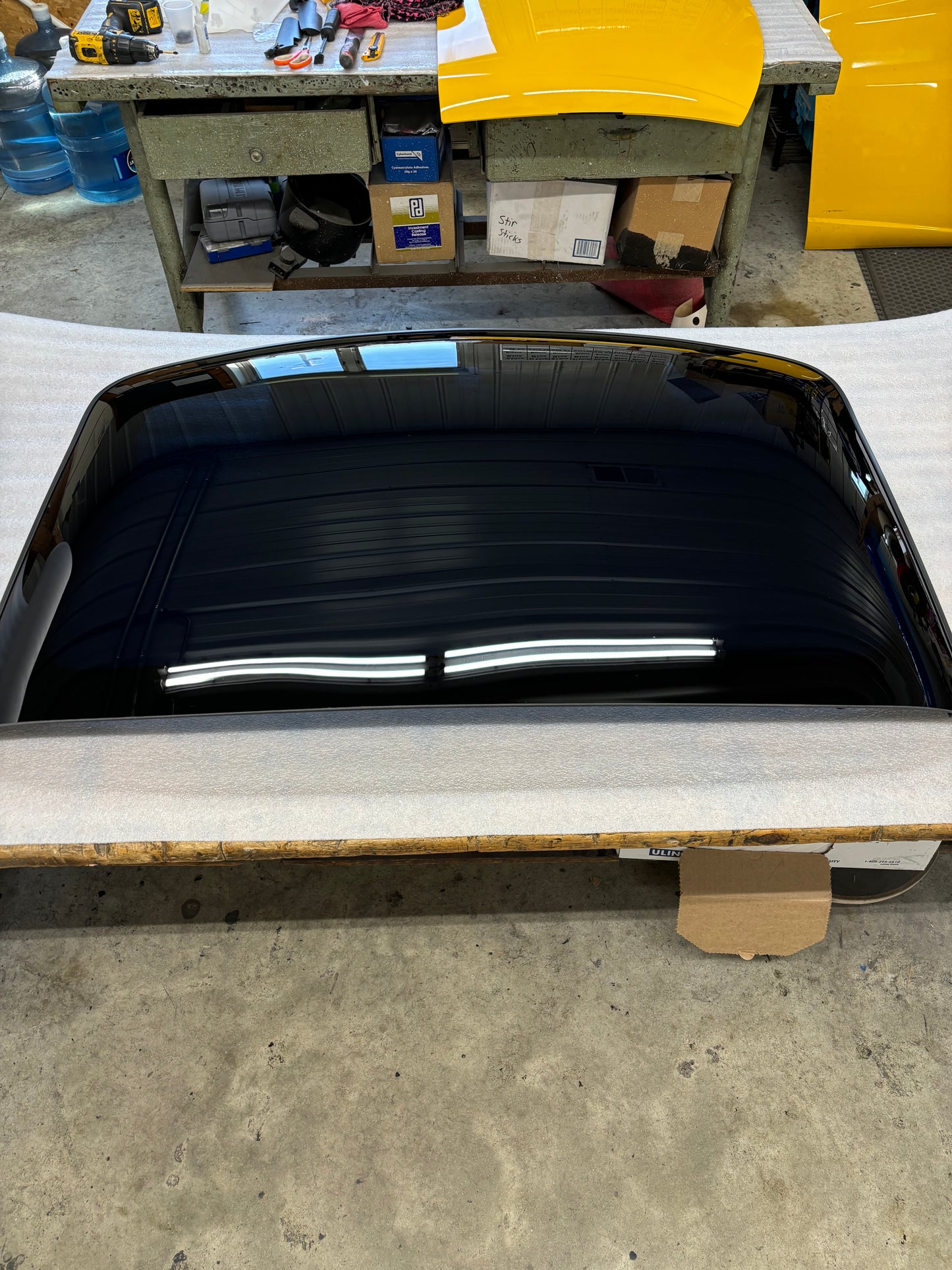 #B1 2nd design blue smoked roof panel currently listed on Ebay and t40 wrench