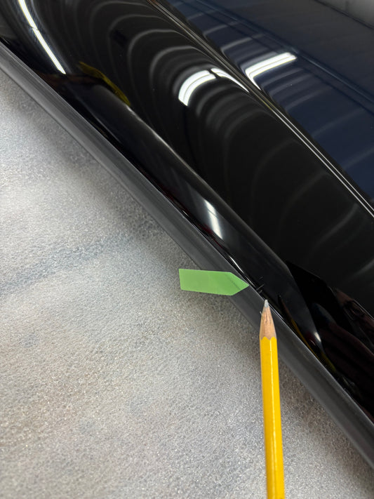 Minor Scratch - C6 2005 - 2013 Corvette Roof Transparent Blue Tint - Refurbished #CR