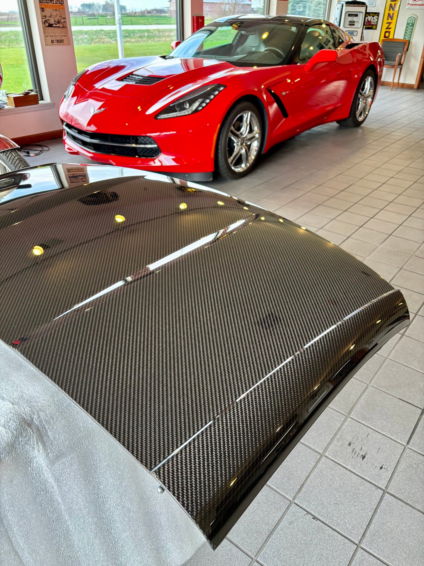 C8 Carbon Roof - Uses your existing frame and parts to save you money