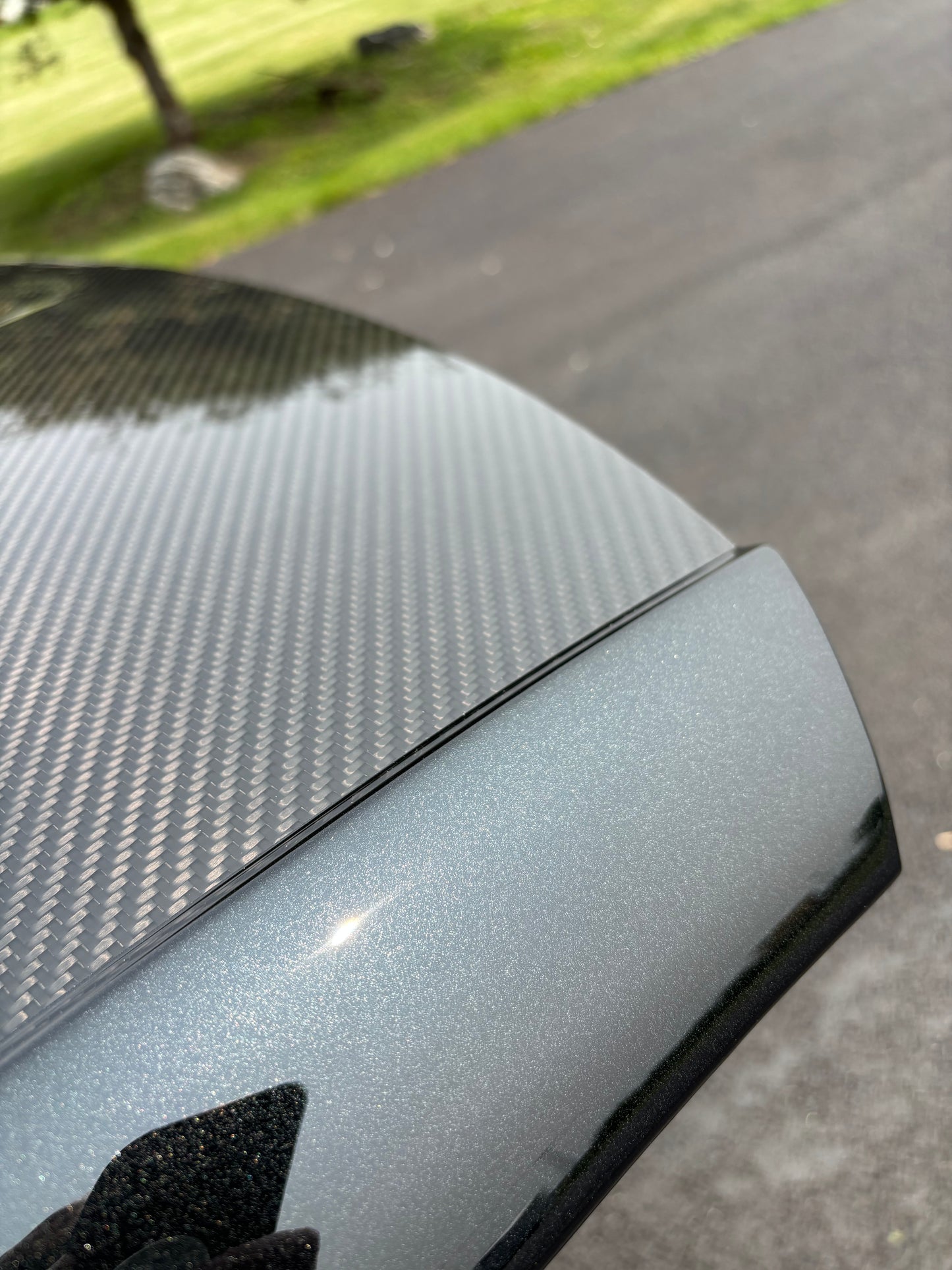 2020-up C8 Carbon Fiber Roof Panel Complete