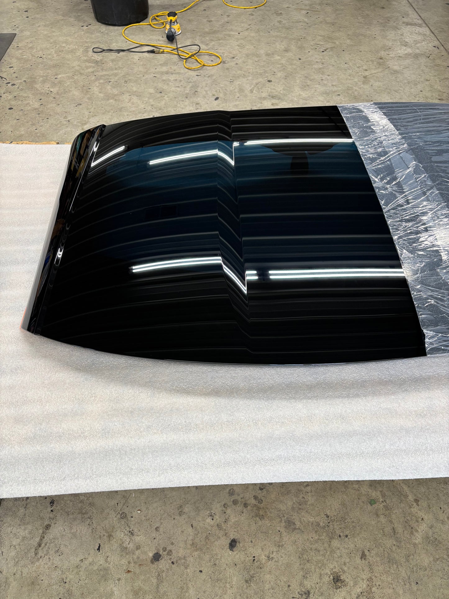 *Very Minor Factory Blem* 2020-up C8 GM Transparent Roof Panel Complete Cloth Trim #FR