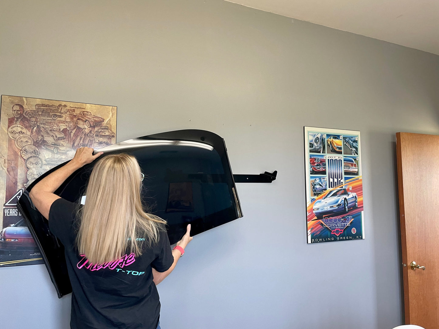 1997-2004 C5 Corvette roof storage rack- wall mount