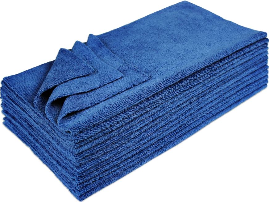 6 pk. 16"x16" Detailers Preference 300 GSM Microfiber Towel (Blue)