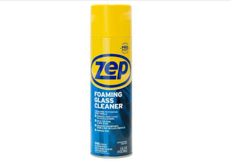 Zep Foaming Glass Cleaner - 19oz - Ammonia Free