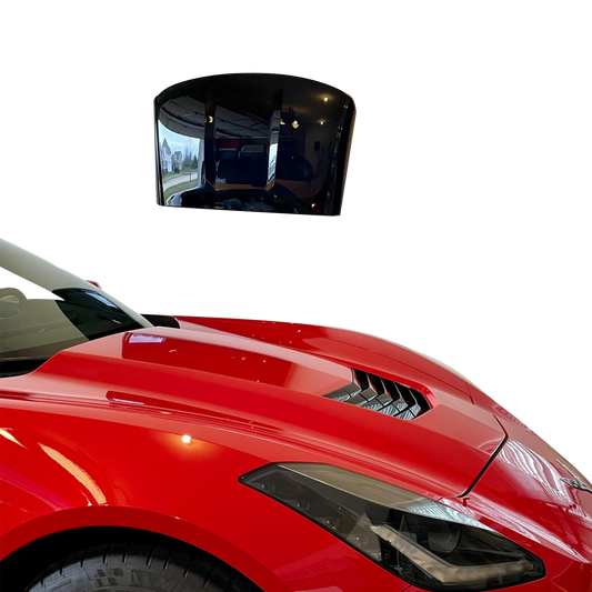 C6-C7-C8 Non logo - Black Wall Mounted Storage Rack for 2005-Present Corvettes