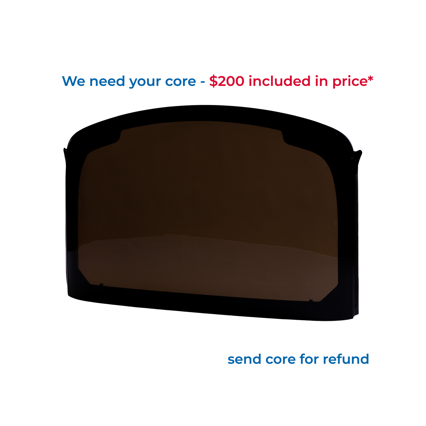 1984-1996 Refurbished C4 Transparent Corvette Roof BRONZE (your roof needed as core exchange)