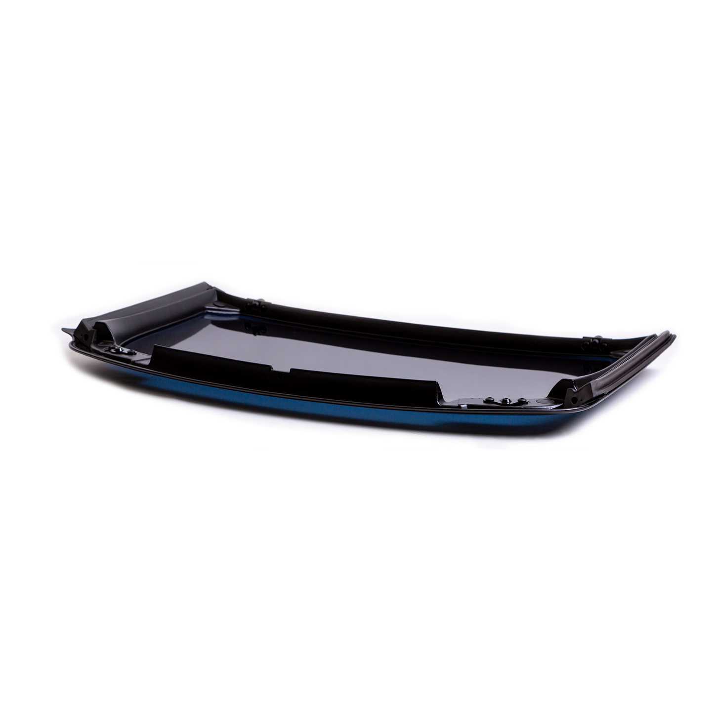 1984-1996 Refurbished C4 Transparent Corvette Roof BLUE (your roof needed as core exchange)