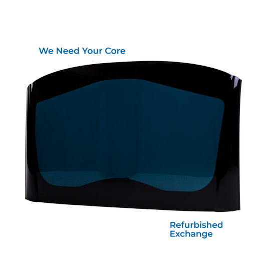 C6 2005 - 2013 Corvette Roof Transparent Blue Tint - Refurbished Exchange - Requires Your Core