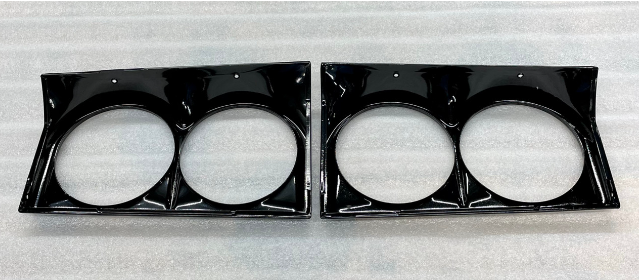 1963-1967 Corvette Steel Headlight Bezel Pr.