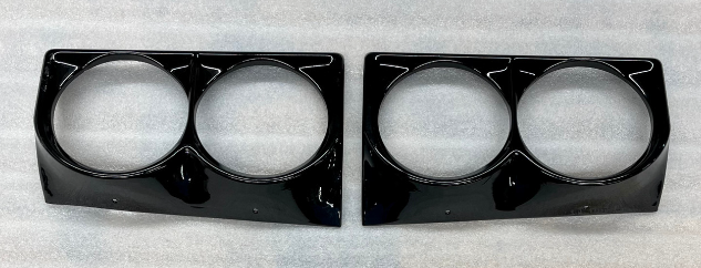 1963-1967 Corvette Steel Headlight Bezel Pr.