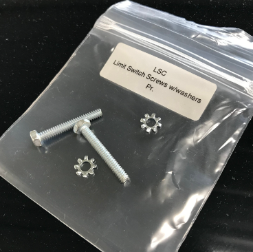 63-67 Corvette Headlight Limit Switch Screws / Pr.