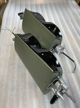 Primed w/ T3 Bulbs- 1963-67 Corvette Headlight assemblies pr.