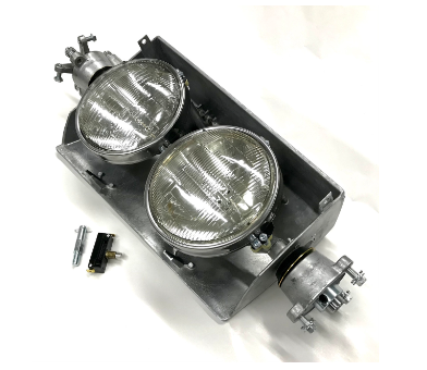 1963-67 Corvette Complete assembled Left Headlight Bucket