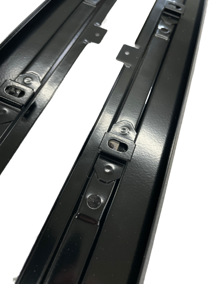 79-82 Corvette 6 pc T-Top Trim Set Black powdercoat