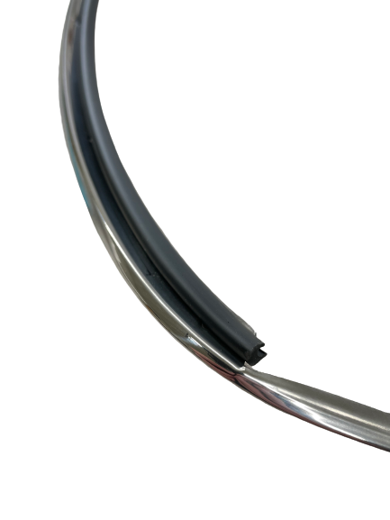 '77 only Corvette 6 pc T-Top Trim Set Stainless