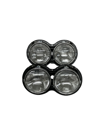 58-62 Corvette Headlight Bucket Assemblies / Pair With Bulbs