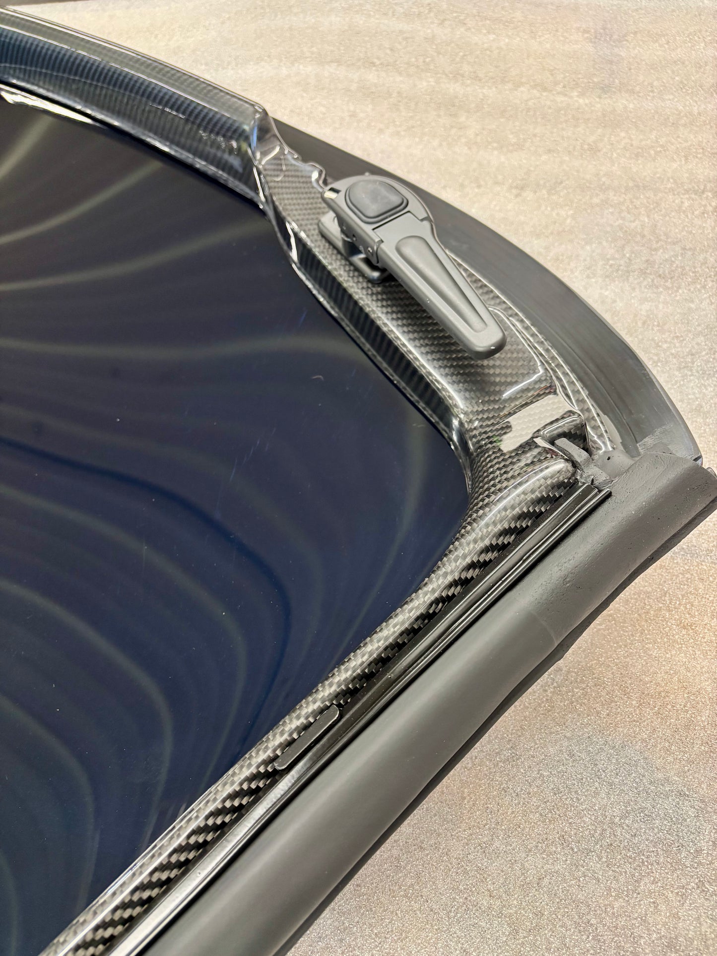 NEW Carbon Fiber Blue Smoked 1997-2004 C5 Corvette Transparent Replacement Roof
