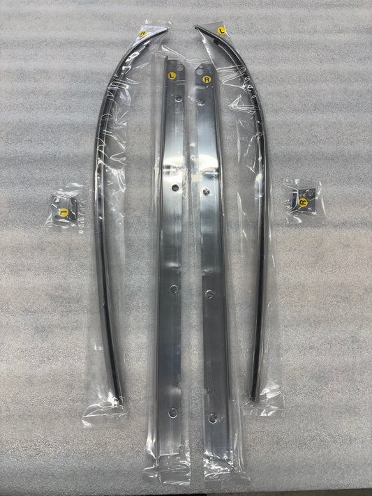 68-76 6pc T-Top Trim Set Stainless