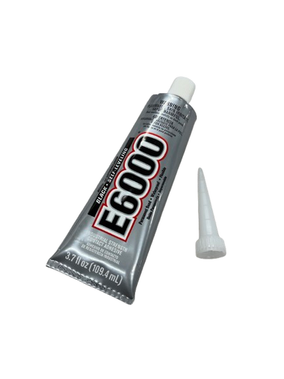 E6000 Weatherstrip Adhesive 3.7 oz tube with snip tip nozzle