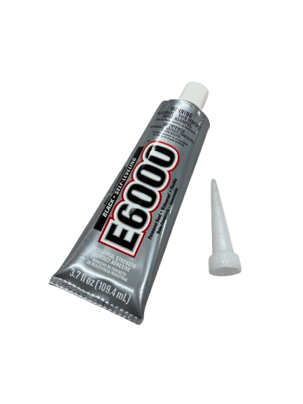 E6000 Weatherstrip Adhesive 3.7 oz tube with snip tip nozzle