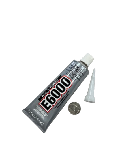 E6000 Weatherstrip Adhesive 3.7 oz tube with snip tip nozzle