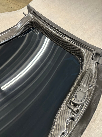 NEW Carbon Fiber Frame w/ NOS GM Lens 97-04 C5 transparent (#11)