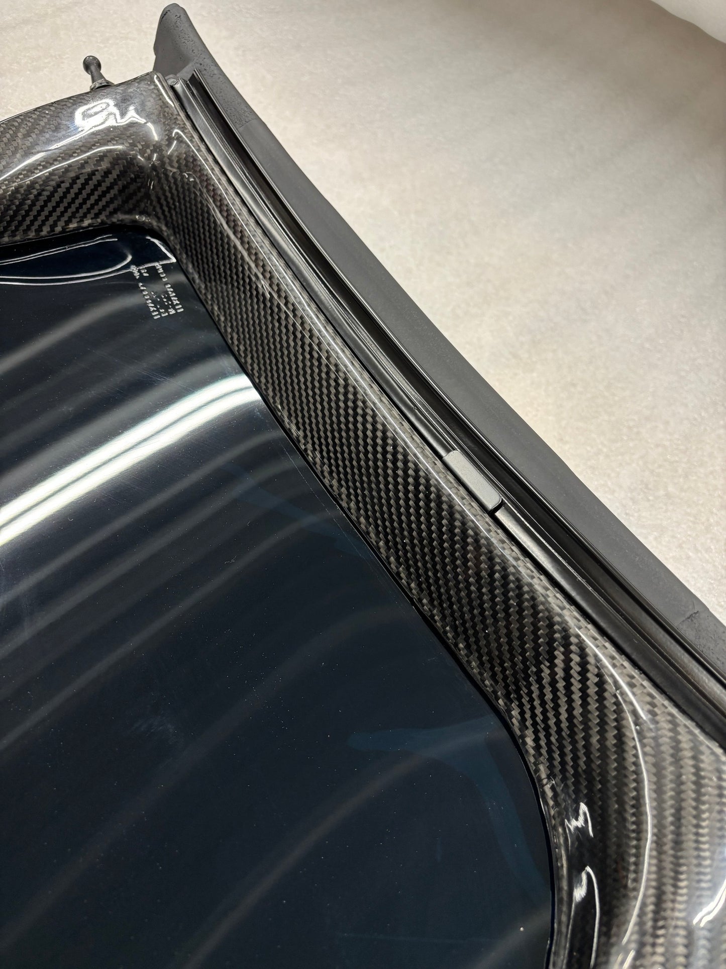 NEW Carbon Fiber Frame w/ NOS GM Lens 97-04 C5 transparent (#11)