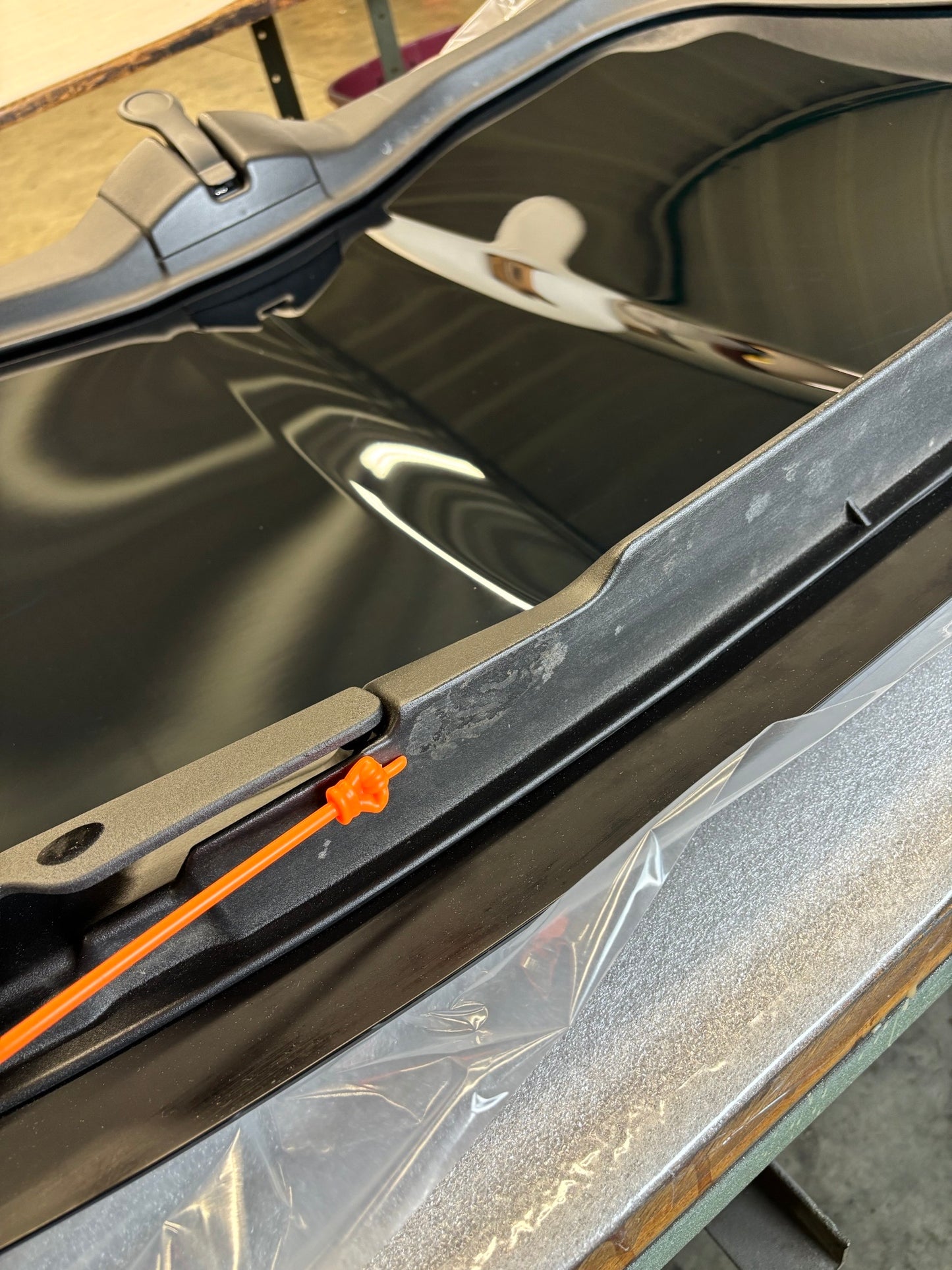 05-13 C6 Blue Smoked Transparent Corvette Roof Panel #766