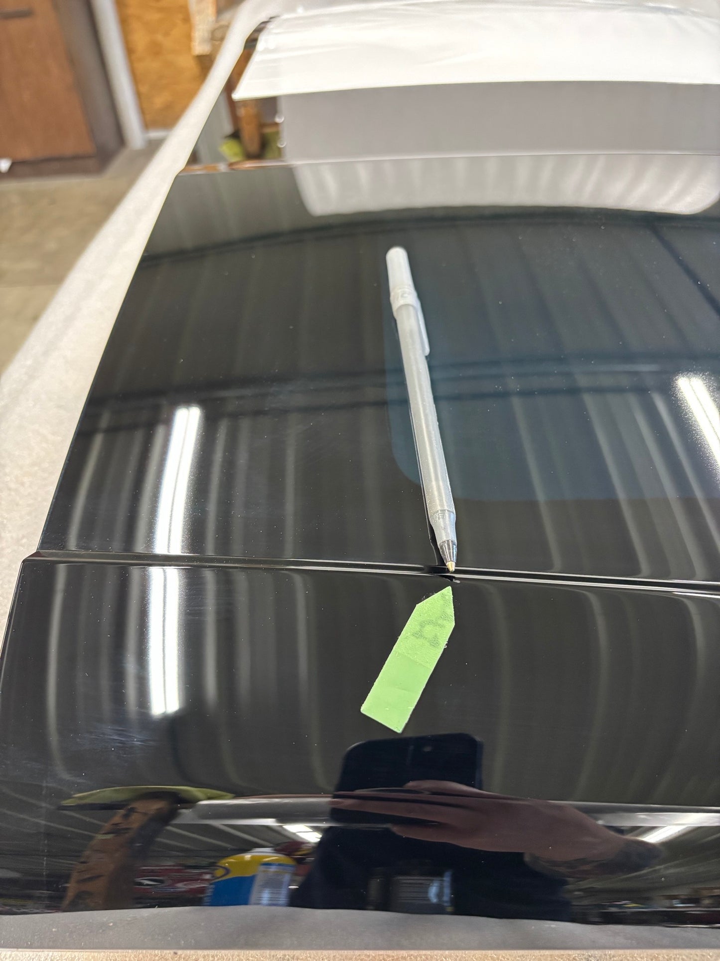 Factory "Minor" Blem - NEW GM C8 Blue Smoked Transparent Roof Panel  #656