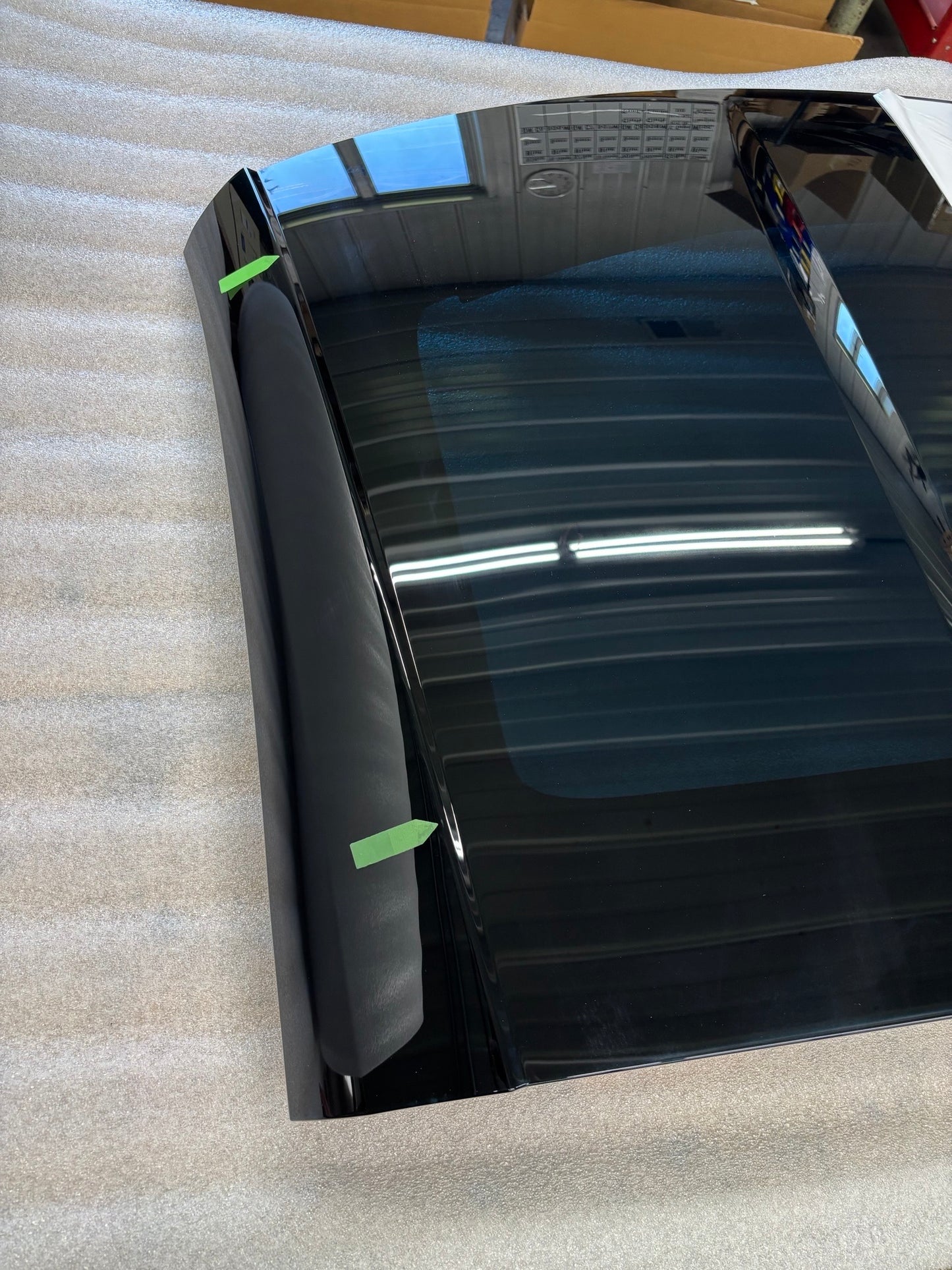 Factory "Minor" Blem - NEW GM C8 Blue Smoked Transparent Roof Panel  #656
