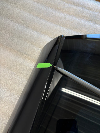 Factory "Minor" Blem - NEW GM C8 Blue Smoked Transparent Roof Panel  #656