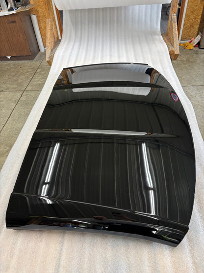 C8 Black Corvette Roof Panel with 3LT Headliner / White Stitching #343