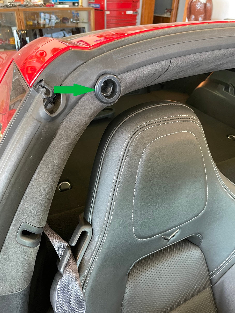 1997-2023 C5-C8 Rear Roof Panel Locating Pin Rubber Seal Grommet