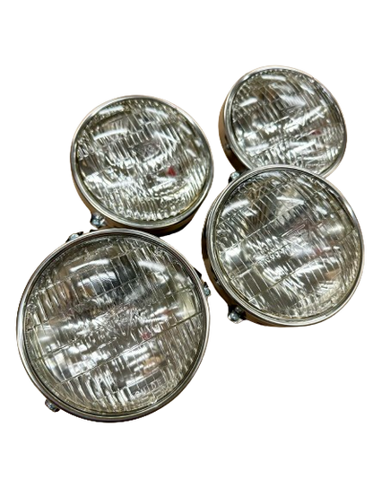 63-67 Corvette T3 Headlight Bulb Cup Ring Capsule Set T-3
