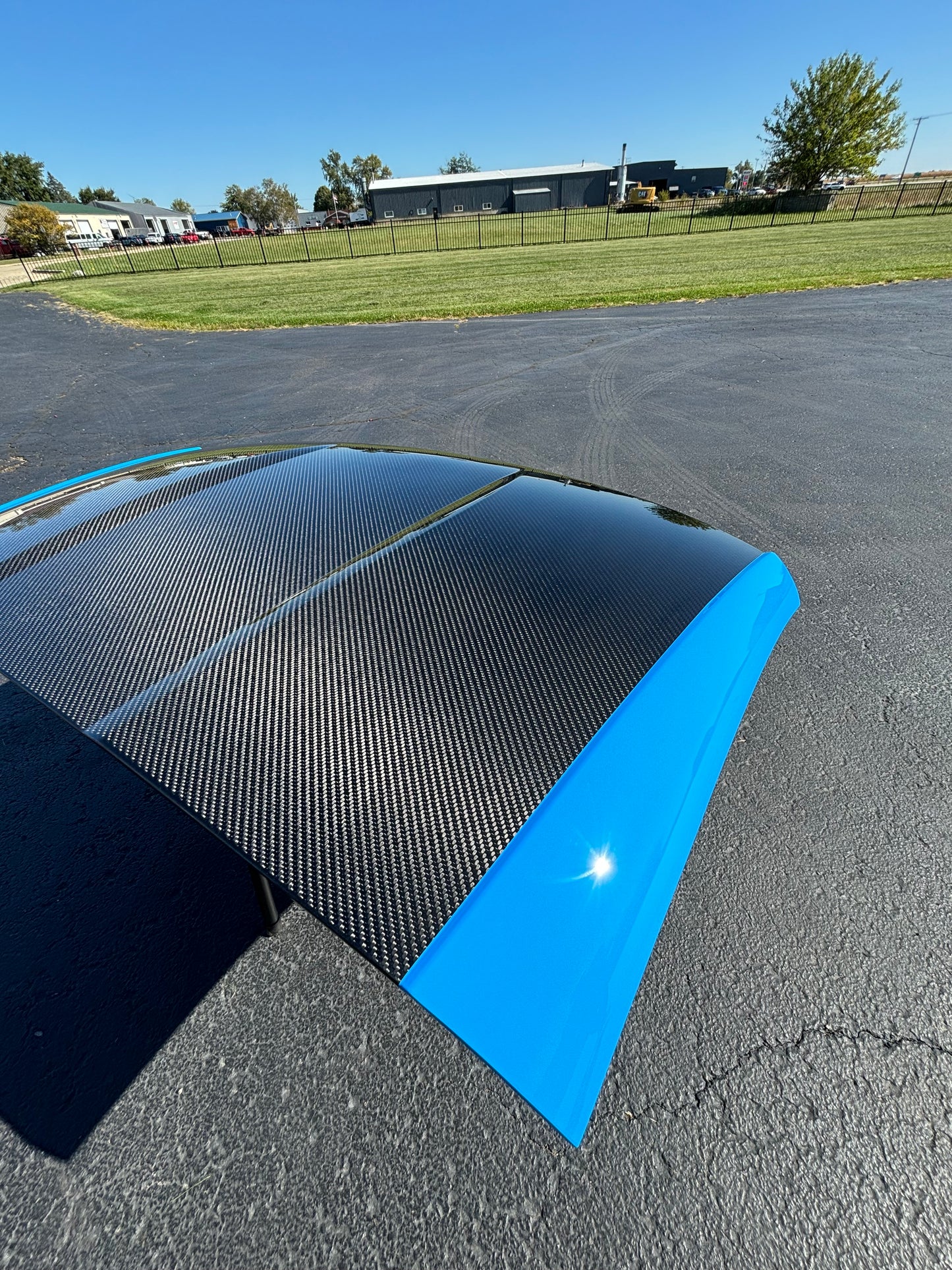 2020-up C8 Carbon Fiber Roof Panel Complete