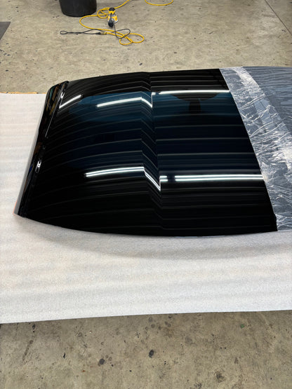 *Very Minor Factory Blem* 2020-up C8 GM Transparent Roof Panel Complete Cloth Trim #FR