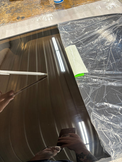 Factory Minor Blem - Late77-82 Corvette Bronze Smoked Acrylic T-Tops /Pr.  #DD