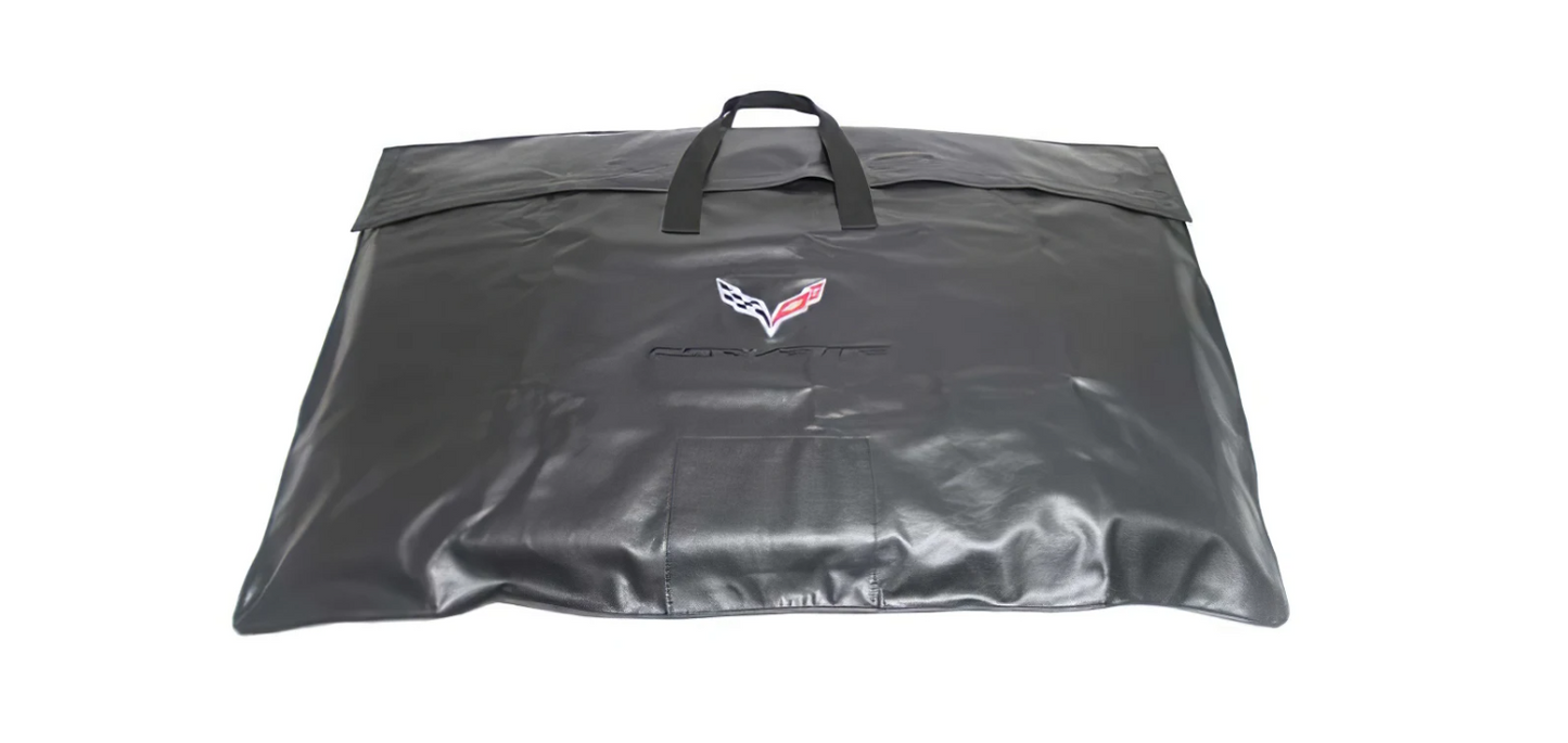 2014-2019 GM Embroidered Leather Targa Roof Storage Carry Bag #23148691