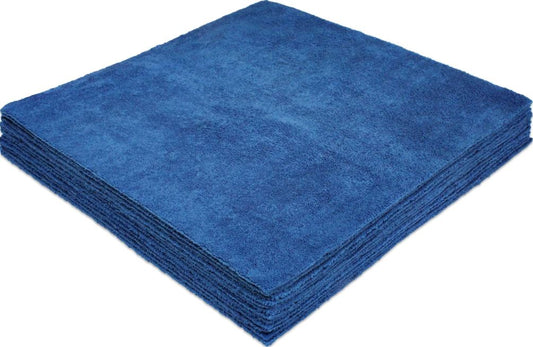 6 pk. 16"x16" Detailers Preference 300 GSM Microfiber Towel (Blue)