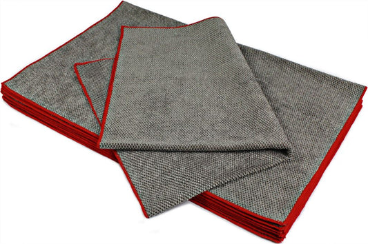 3 pk. 24"x32" Detailers Preference 430 GSM Grey Pearl Microfiber Towel