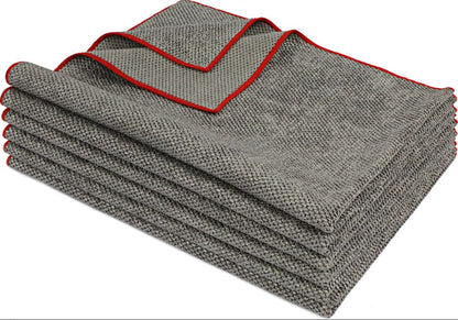 3 pk. 24"x32" Detailers Preference 430 GSM Grey Pearl Microfiber Towel