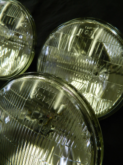 Correct Reproduction Corvette and GM Sealed Beam Headlight 4 Bulb Set