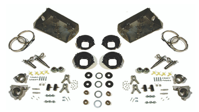 63-67 Corvette complete L & R Headlight parts kit #3845