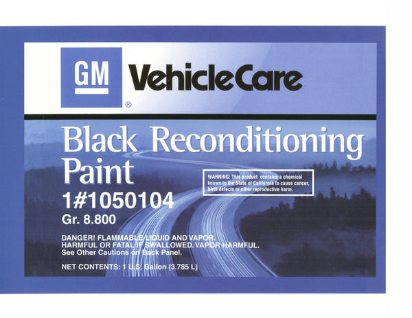 Gm Shell Paint GM Restoration Paint #1050104 / 1 Gln – Melrose T-Top International