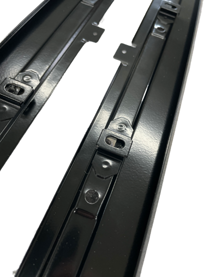 79-82 Corvette 6 pc T-Top Trim Set Black powdercoat
