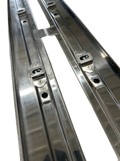 '77 only Corvette 6 pc T-Top Trim Set Stainless